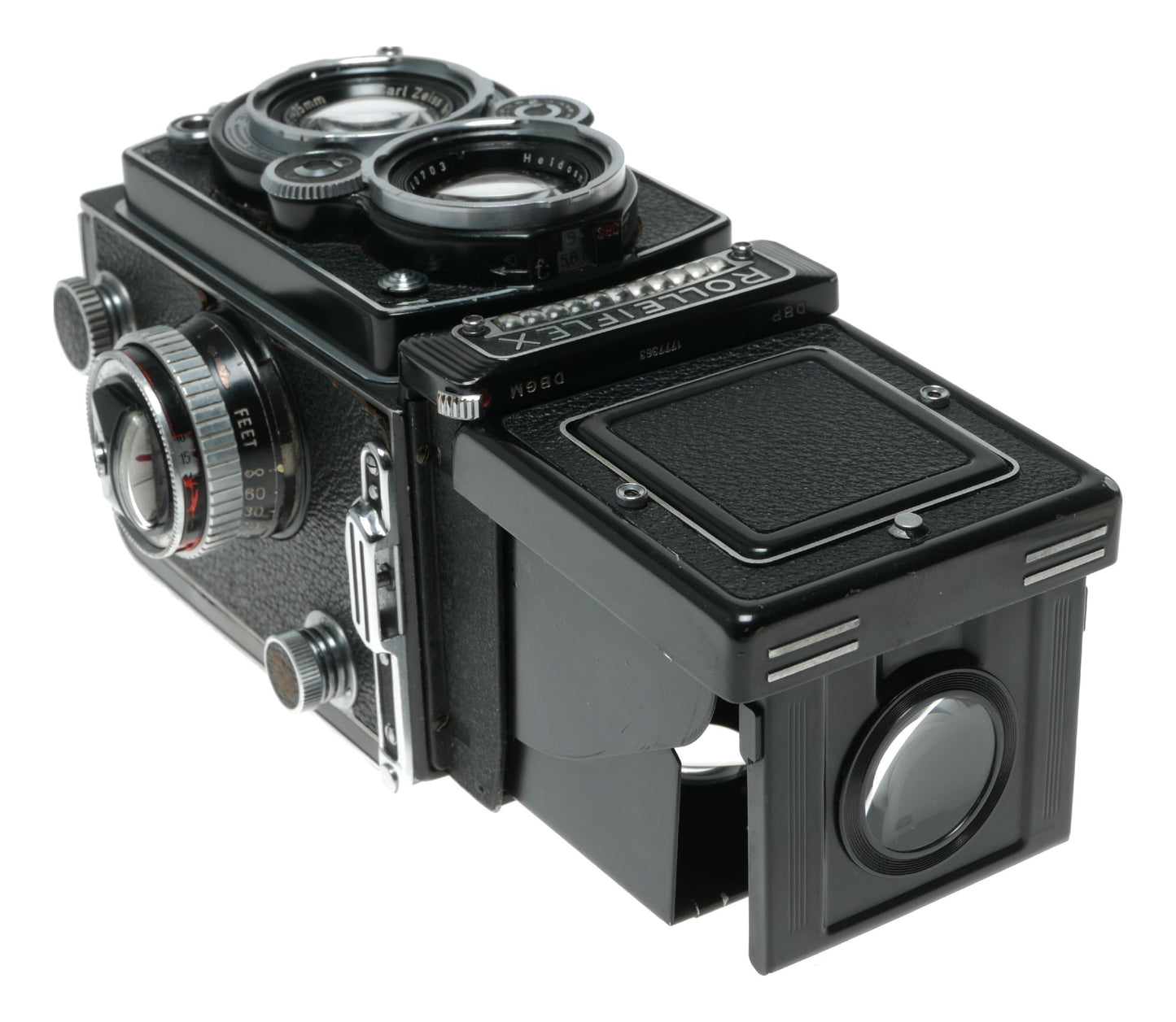 Rolleiflex 6x6 TLR camera Planar 1:3.5 f=75mm working meter