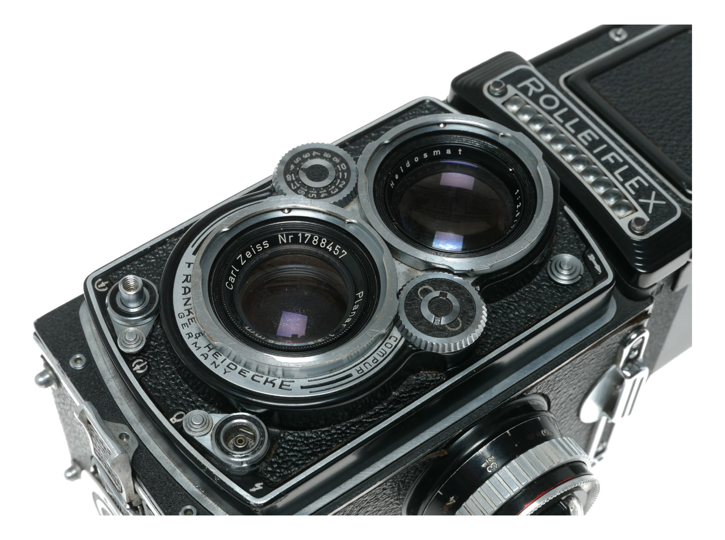 Rolleiflex 6x6 TLR camera Planar 1:3.5 f=75mm working meter
