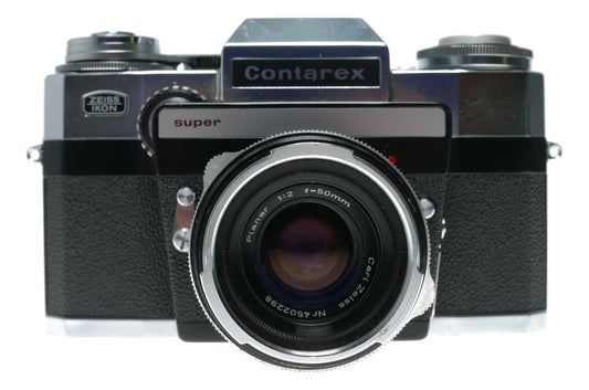 Zeiss Ikon Contarex Super 35mm film SLR camera Planar 1:2/50 needs repair