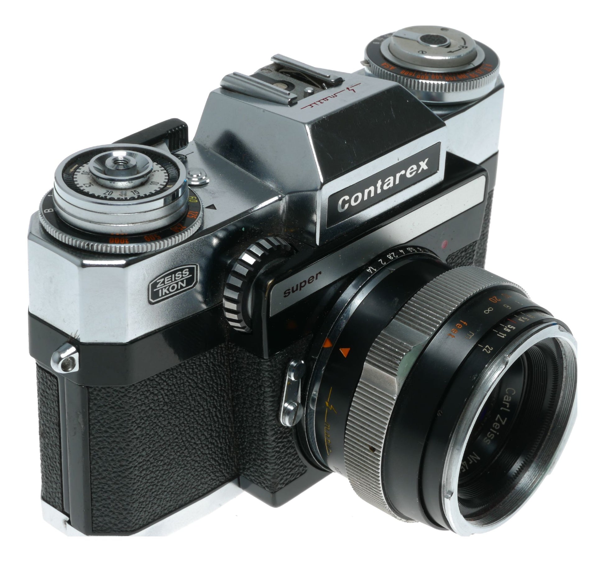 Zeiss Ikon Contarex Super 35mm film SLR camera Planar 1:2/50 needs repair