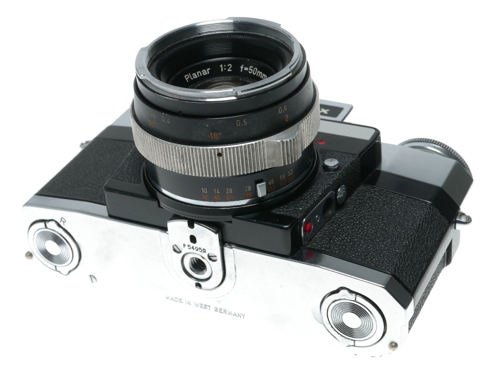 Zeiss Ikon Contarex Super 35mm film SLR camera Planar 1:2/50 needs repair