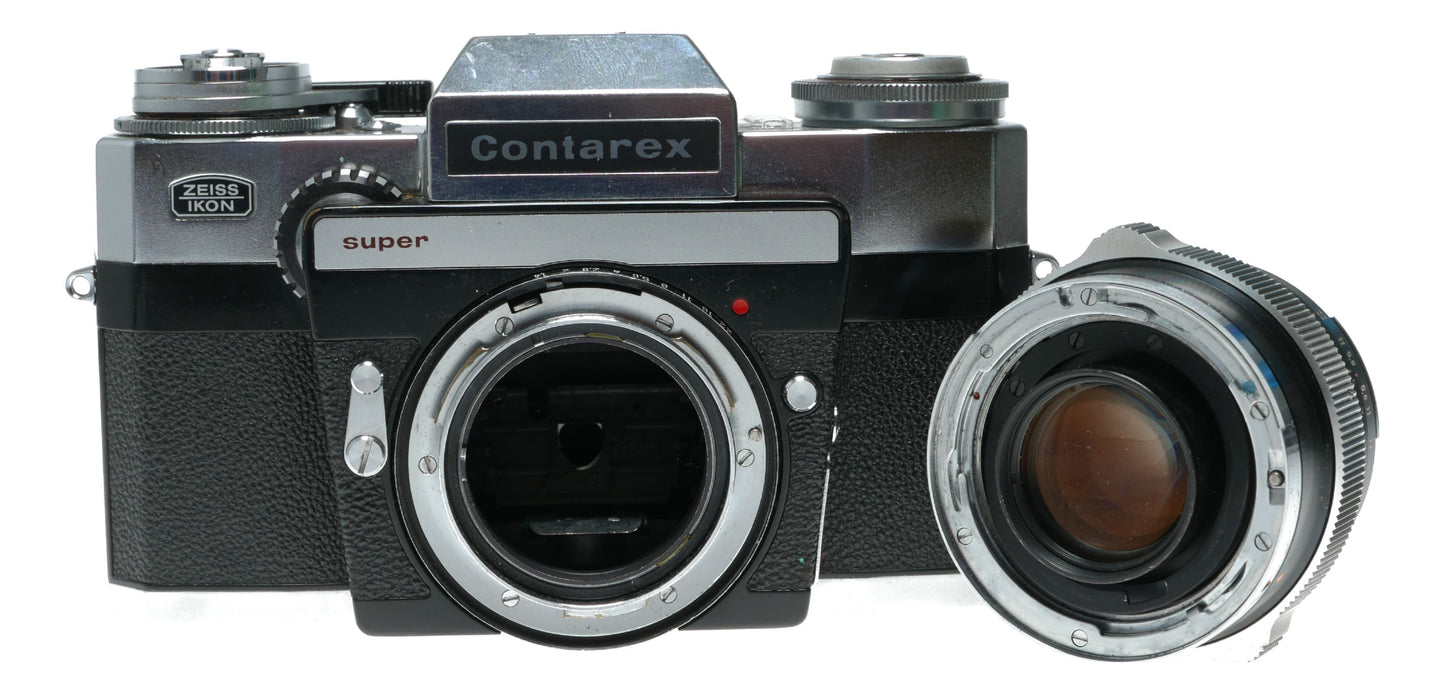 Zeiss Ikon Contarex Super 35mm film SLR camera Planar 1:2/50 needs repair