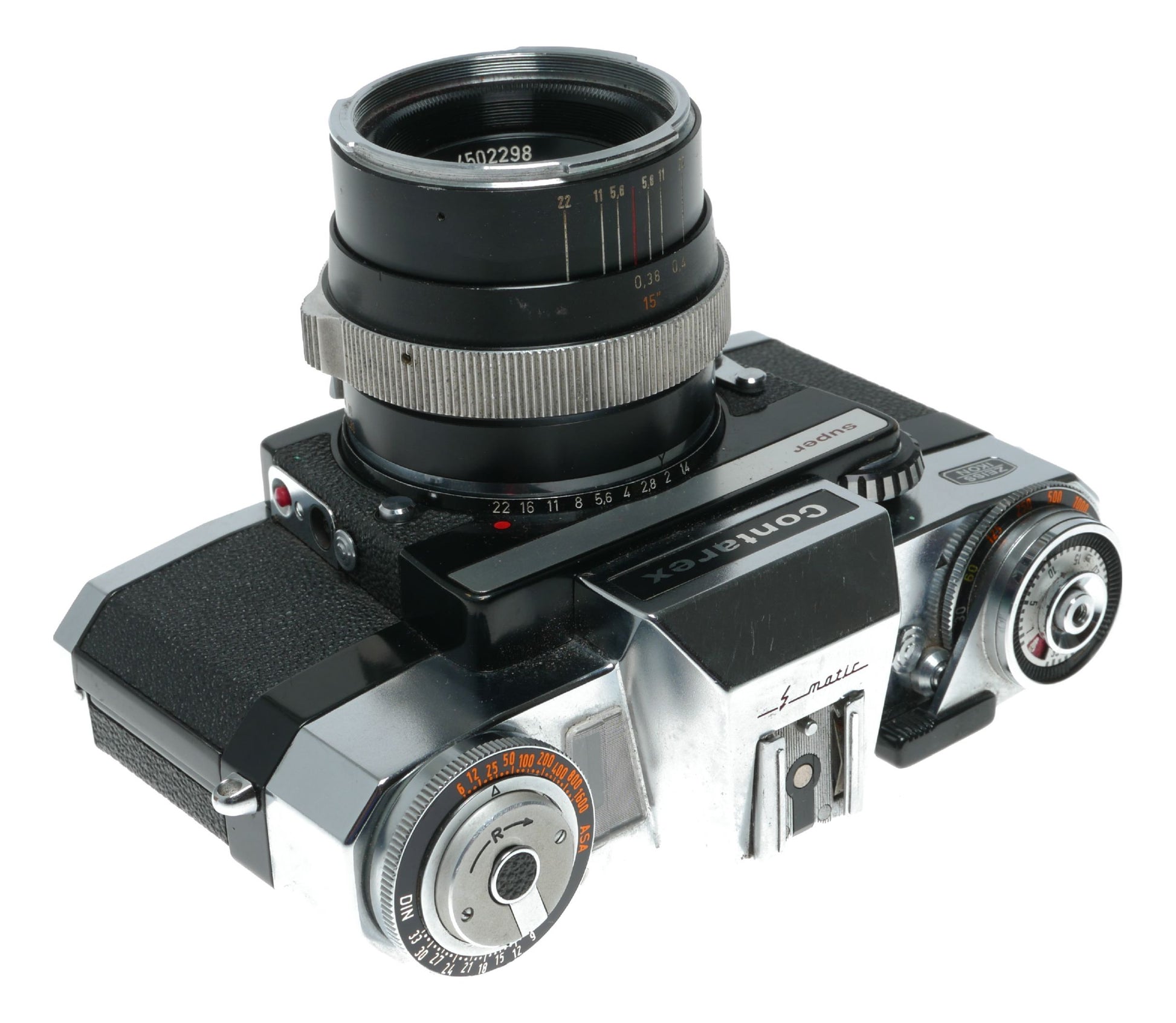Zeiss Ikon Contarex Super 35mm film SLR camera Planar 1:2/50 needs repair