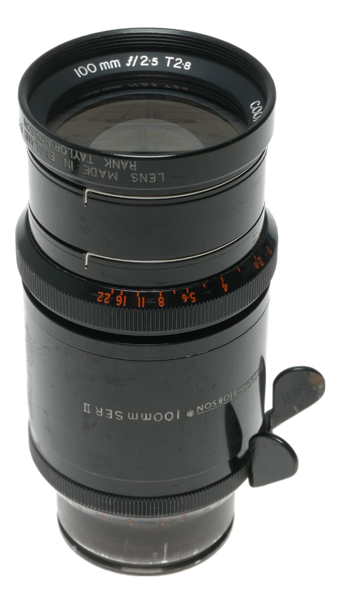 Cooke Deep Field Panchro 100mm SER II f.2.5 T2.8 Arriflex camera lens RARE