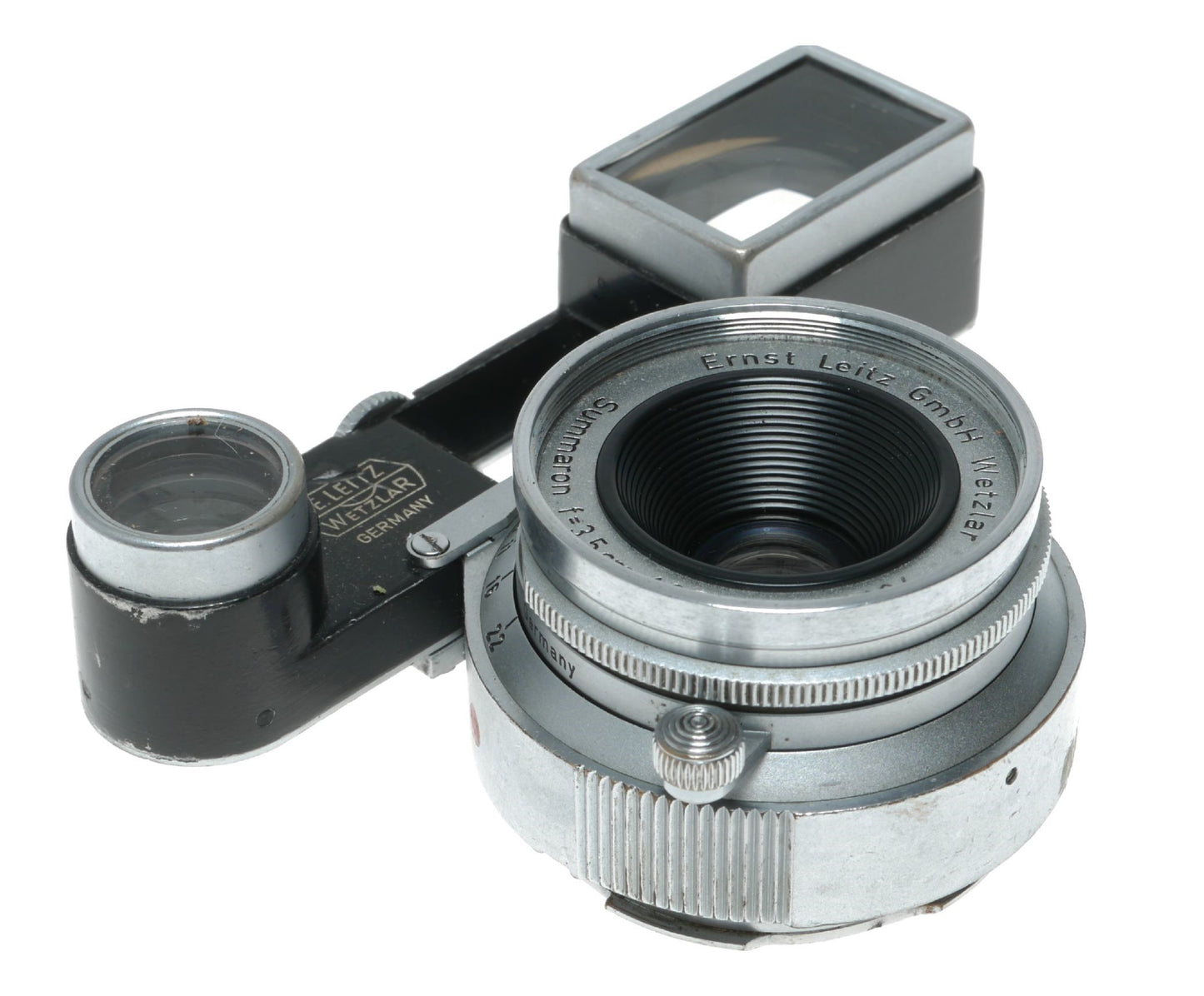 Leitz Wetzlar Summaron f=3.5cm 1:3.5 Leica M RF camera lens goggles shade hood