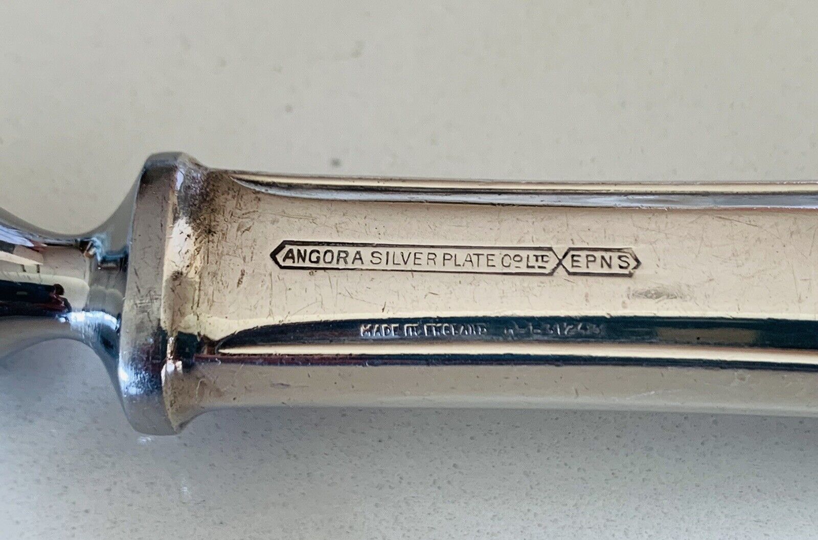 Epns Vintage Andora Silver Plated Serving Fork Stainless - View 5