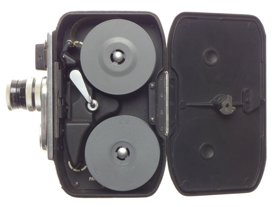 Paillard Bolex b8 Film Cine Camera Yvar 1:2.5 f=12.5mm Ar Lens Accessories Box - View 6