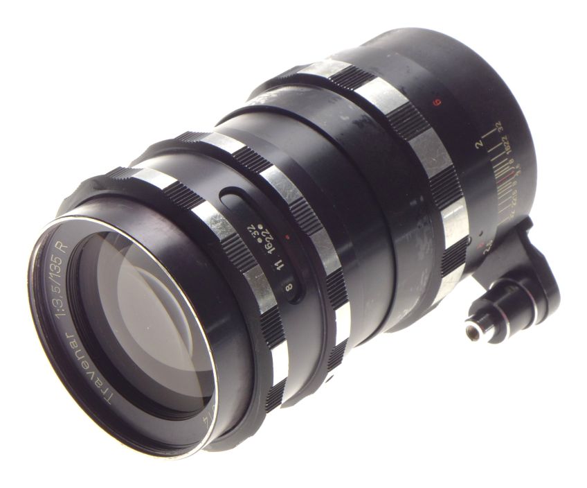 Travenar 1:3.5/135 R 35mm Slr Camera Tele Lens Exakta Mount - View 3