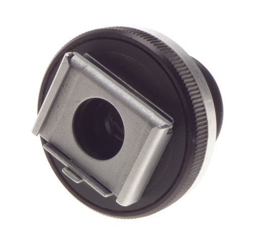 Pentacon Flip Hinged Viewfinder Magnifyer 2.7x in Leather Keeper - View 3