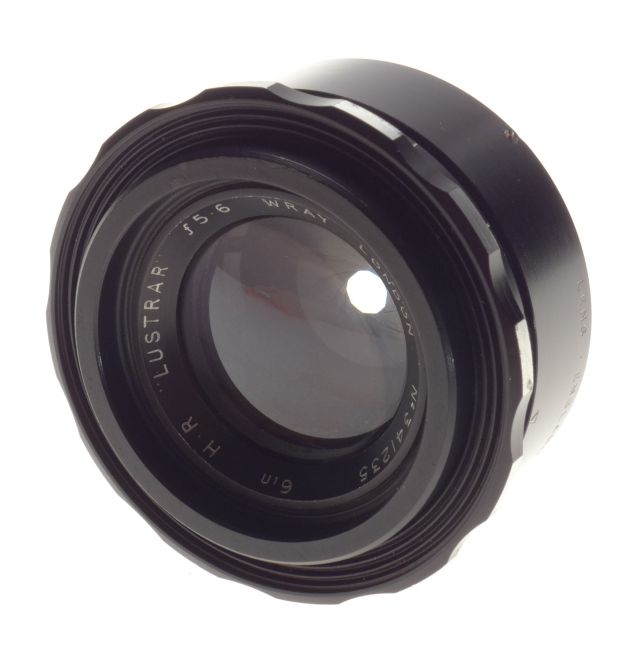 Wray London 6in H.r. Lustrar High Resolution Lens f5.6 with Adapter Ring - View 3