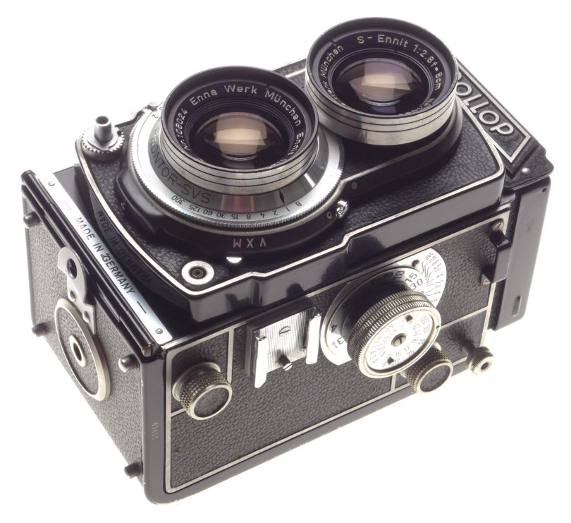 Lipca Rollop Automatic Tlr Film Camera Enna Ennit 1:2.8 f=8cm Coated Lens - View 6