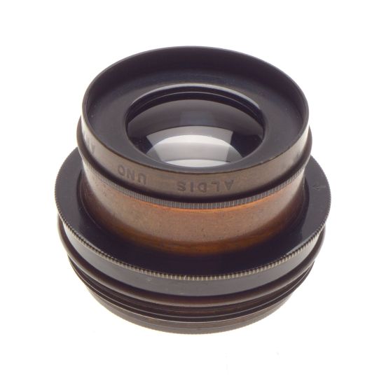 Aldis Uno Anastigmat Brass Lens f7.7 no.1 6inch Focus Large Format Photography - View 3