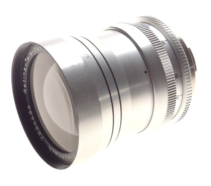 Schneider-kreuznach 1:4/135mm Retina-tele-xenar Chrome Lens Excellent - View 4