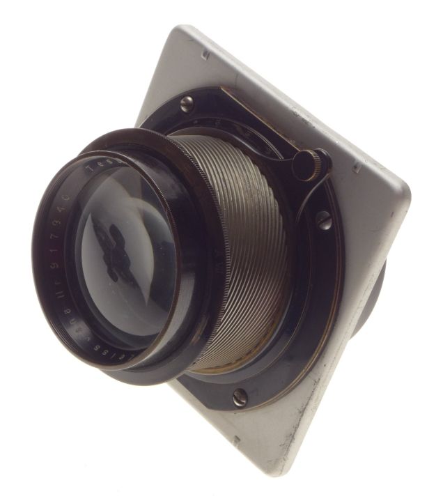 Carl Zeiss Jena Tessar Brass Lens 1:3.5 f=16.5cm V Vii Large Format Lens Board - View 3
