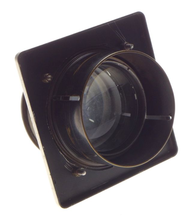 Carl Zeiss Jena Tessar Brass Lens 1:3.5 f=16.5cm V Vii Large Format Lens Board - View 5