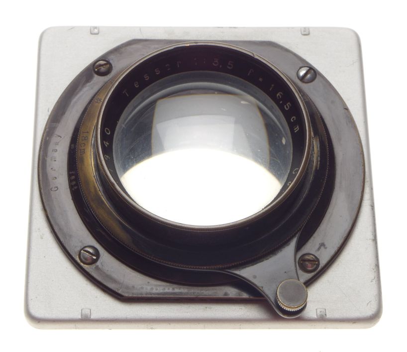 Carl Zeiss Jena Tessar Brass Lens 1:3.5 f=16.5cm V Vii Large Format Lens Board - View 6