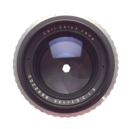 Carl Zeiss Jena Lens S 1:3.5 f=135 42mm Thread Mount Early Version Sonnar Zebra
