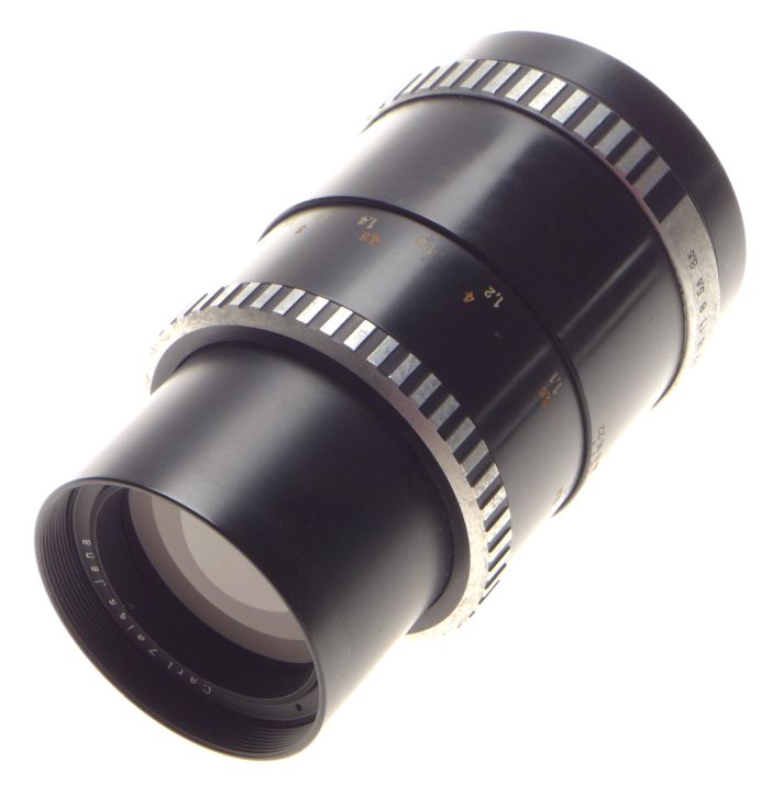 Carl Zeiss Jena Lens S 1:3.5 f=135 42mm Thread Mount Early Version Sonnar Zebra - View 2