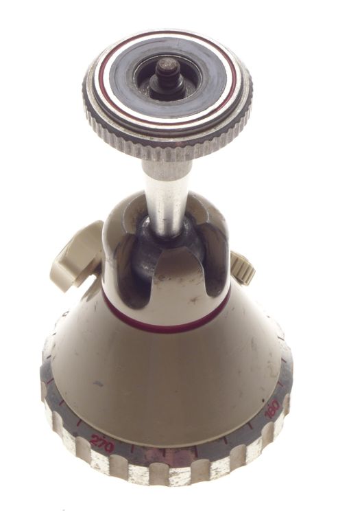 Linhof Rkp Precision Tiltop Tripod Ball Head Kugel-panoramakopf Vintage Used