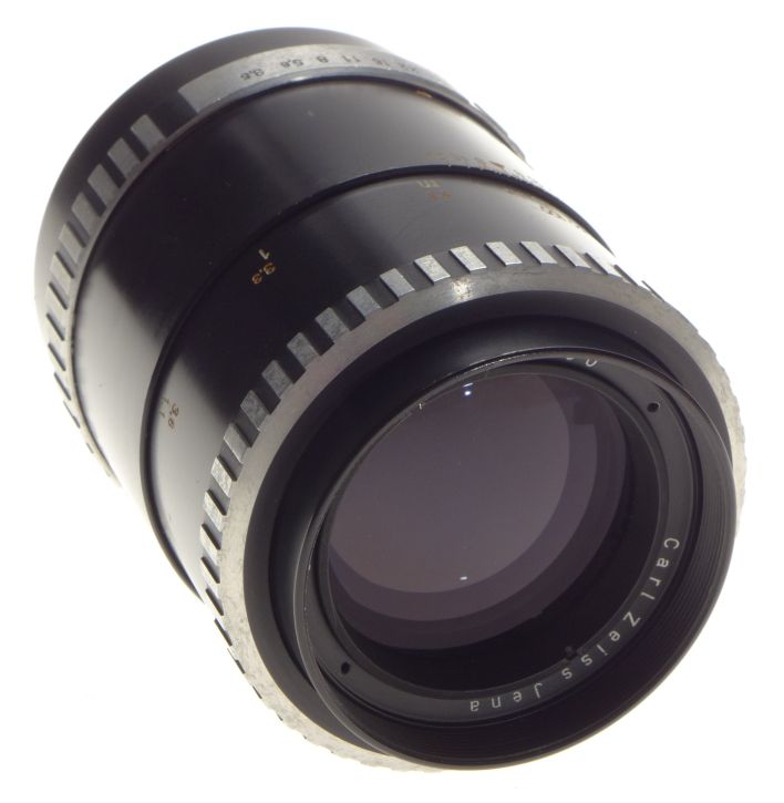 Carl Zeiss Jena Lens S 1:3.5 f=135 42mm Thread Mount Early Version Sonnar Zebra - View 6