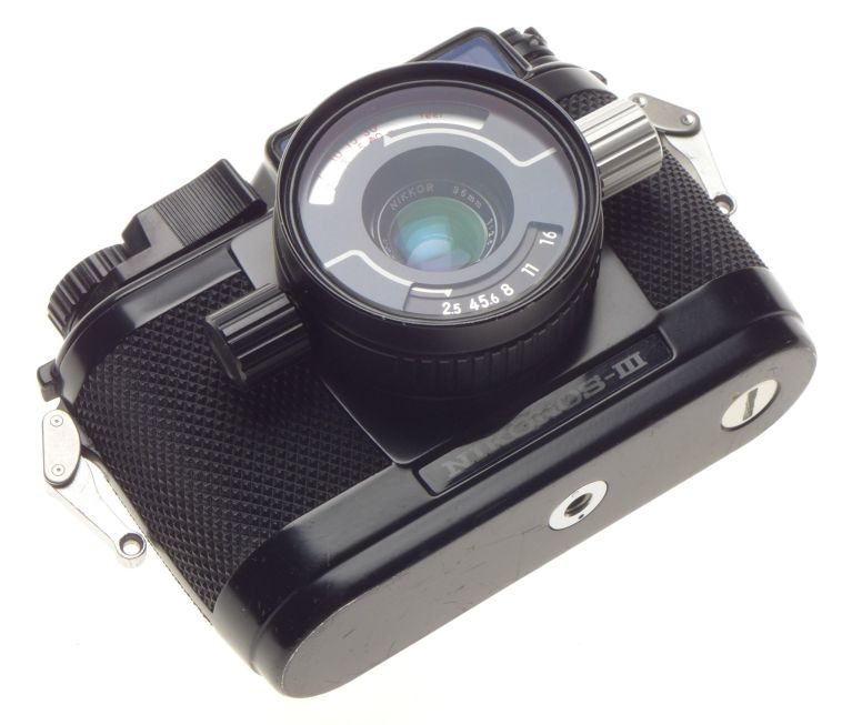 Nikonos Iii Underwater Film Camera Nikon Nikkor 35mm 1:2.5 Lens Original Pouch - View 6