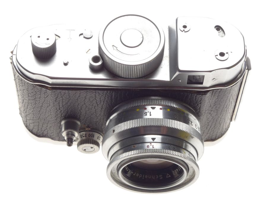 Robot Ii 35mm Film Camera Schneider Xenon 1:1.9/40 Lens Leather Pouch - View 4