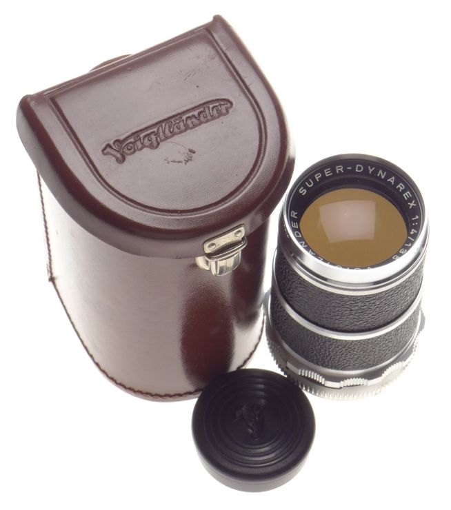 Voigtlander Super-dynarex 1:4/135 Tele-lens Bessamatic Utramatic Camera Lens - View 2
