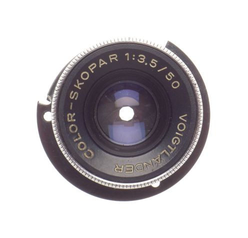 Voigtlander Color-skopar 1:3.5/50 Camera Lens Sold As Is