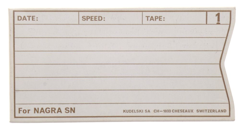 Nagra Audio Recorder Tapes Sn Series Compact High Quality Kasettes Metal 18 (3) - View 3