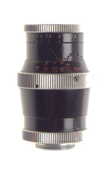 Kern Paillard Yvar 1:2.8 f=36mm Ar Bolex b8 Film Camera Lens Caps Case no558657 - View 4