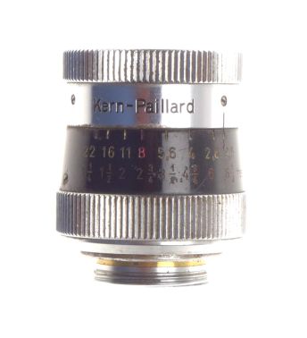 Kern Paillard Yvar 1:2.5 f=12.5mm Bolex Film Camera Lens Caps Hood Leather Case - View 4