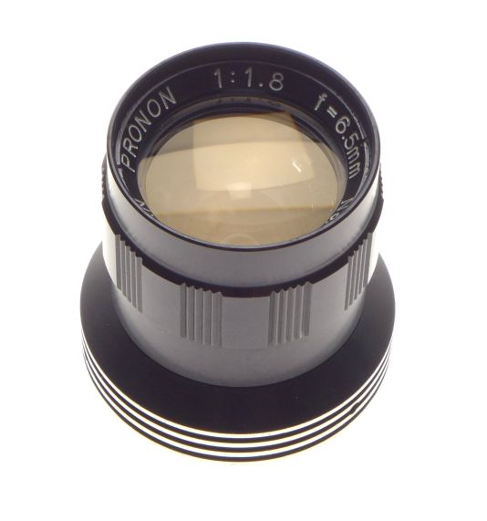 Sankyo Pronon 1:1.8 f=6.5mm Turret 8mm Film Cine Camera Lens - View 2