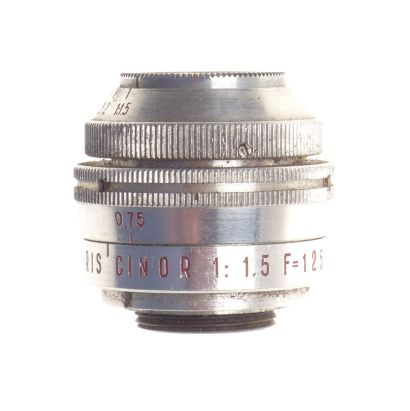 Som Berthiot Cinor 1:1.5 f=12.5 D-mount Lens Sold As Is - View 3