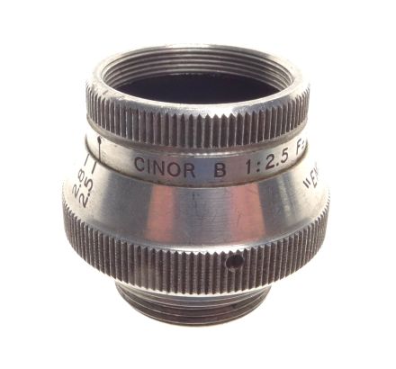 Som Berthiot Emel Cinor B 1:2.5 f=12.5 D-mount Chrome Lens - View 4