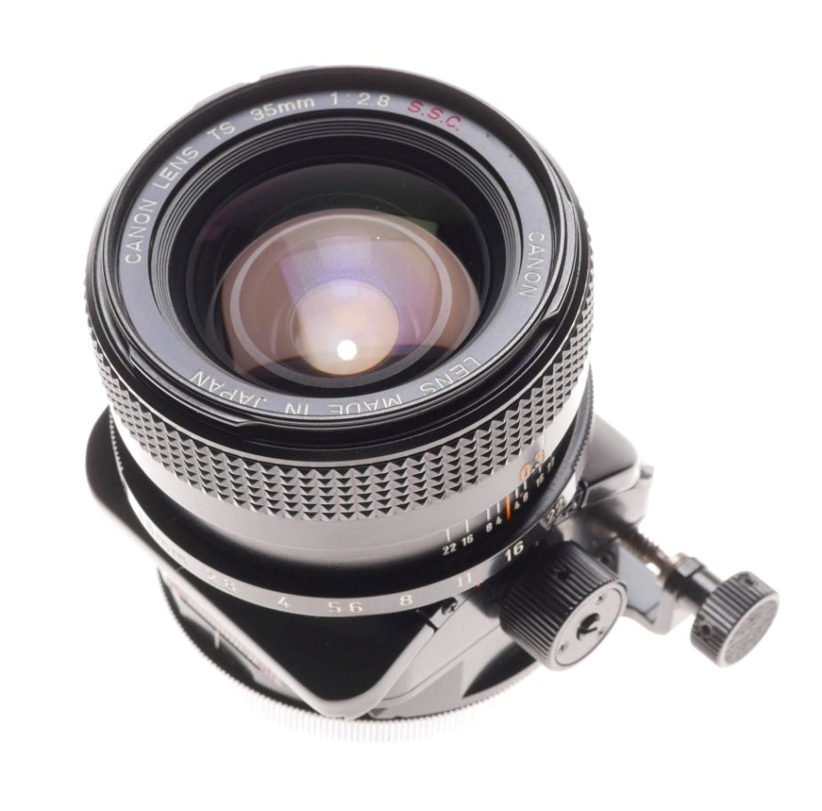 Canon Ts Tilt Shift 35mm 1:2.8 S.s.c. Slr Camera Lens Caps Tripod Mount Keeper - View 2