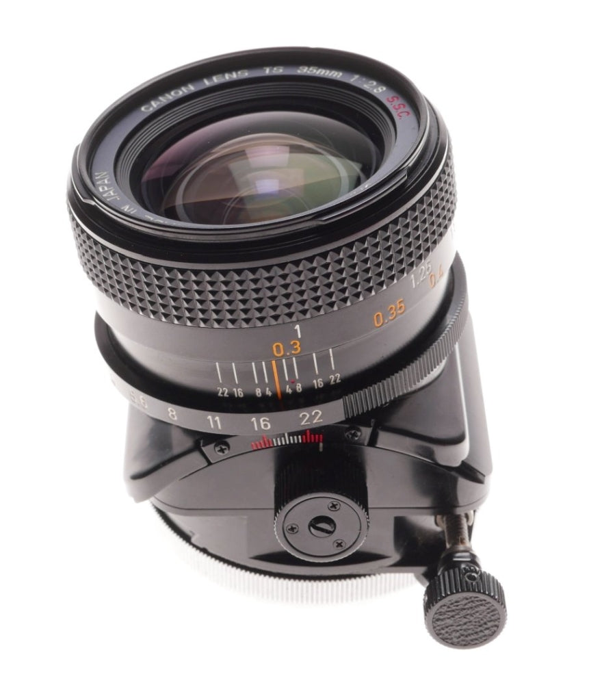Canon Ts Tilt Shift 35mm 1:2.8 S.s.c. Slr Camera Lens Caps Tripod Mount Keeper - View 4