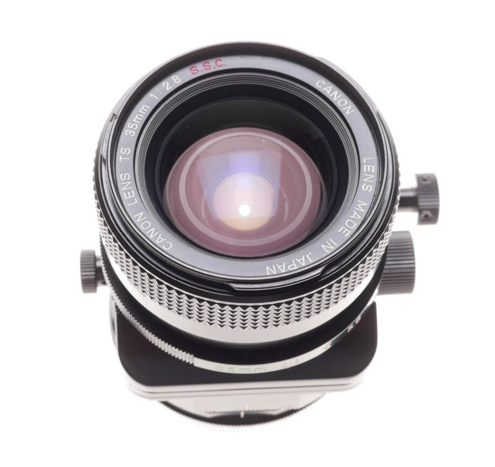 Canon Ts Tilt Shift 35mm 1:2.8 S.s.c. Slr Camera Lens Caps Tripod Mount Keeper - View 5