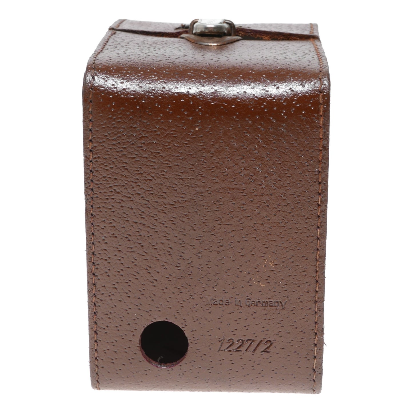 1227/2 Zeiss vintage film camera antique leather case in used condition