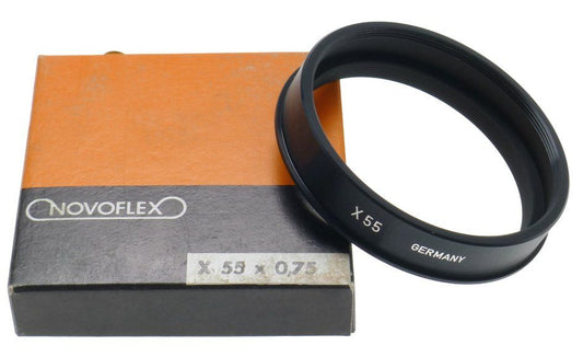 Novoflex x55 x0.75 lens adapter ring extension tube new old stock in box