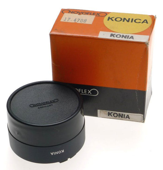 Novoflex konia adapter ring konica extension tube lid in box new old stock