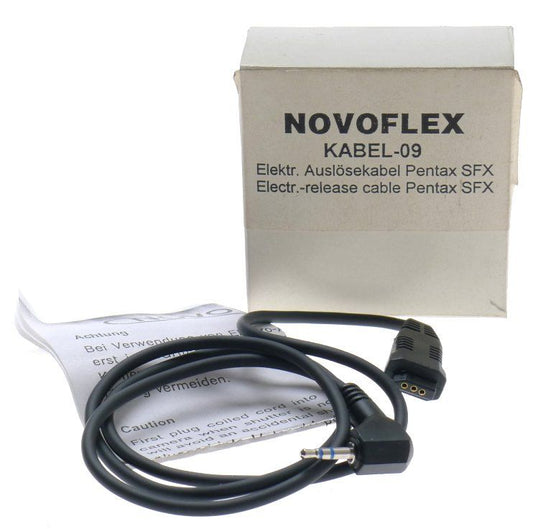 Novoflex kabel-09 Electronic Release Cable Pentax Sfx Original Box Excellent