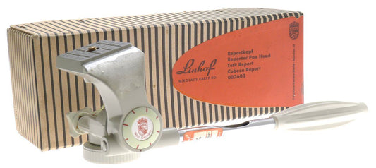 Linhof Reportkopf Tripod Attachment Reporter Pan Head Box New Old Stock