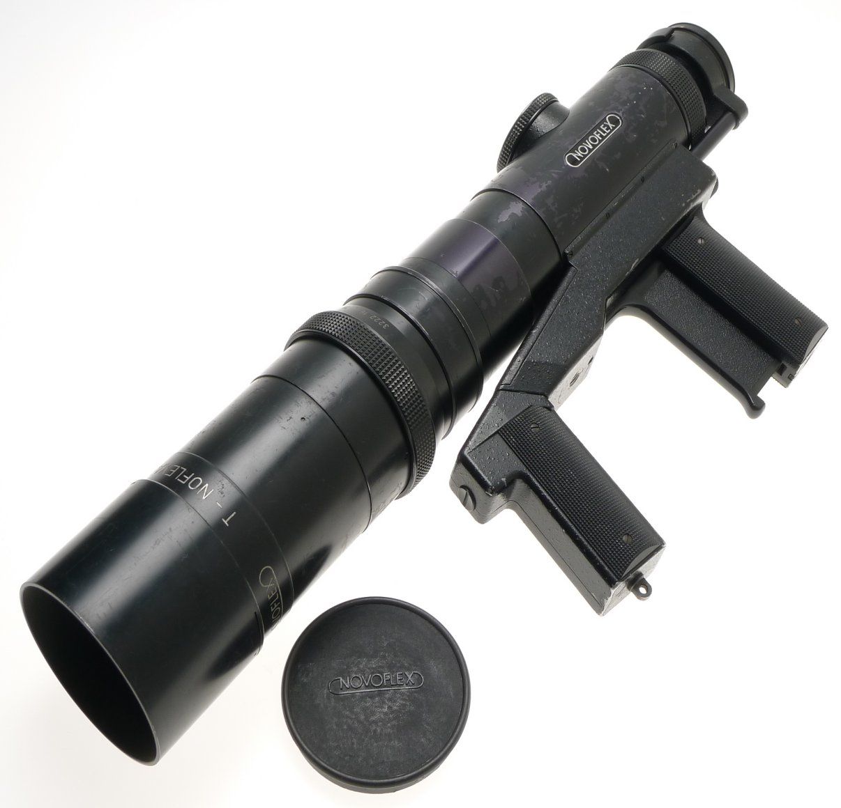 Novoflex Rapid Focus Pistol Grip Tele 5.6/400mm T-noflexar Chest Pod Retro Bag - View 3
