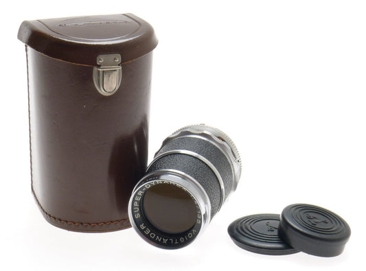 Voigtlander Super Dynarex f4 135mm Bessamatic Ultramatic Camera Lens Excellent