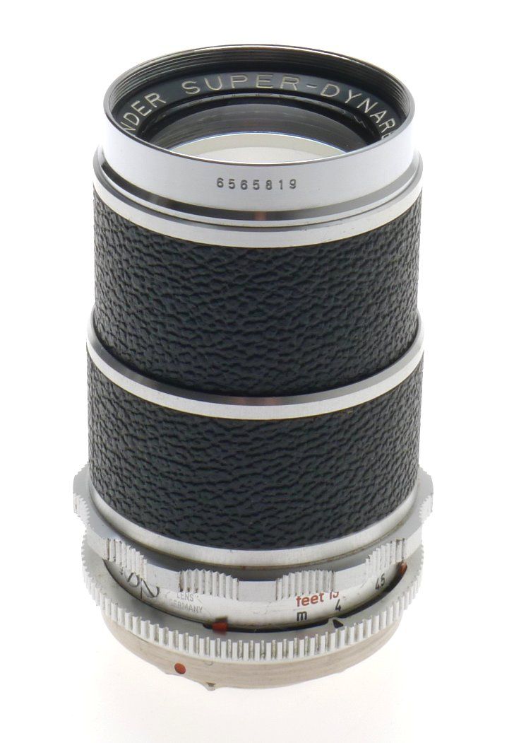 Voigtlander Super Dynarex f4 135mm Bessamatic Ultramatic Camera Lens Excellent - View 5