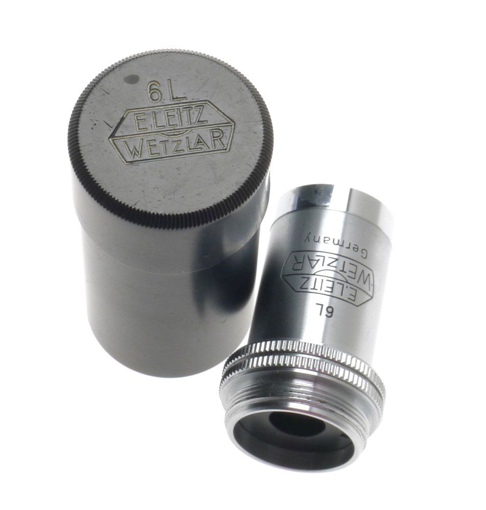 E.leitz Wetzlar 6l Microscope Objective 170/0.17 45:1 a 0.65 Original Case Nice - View 5