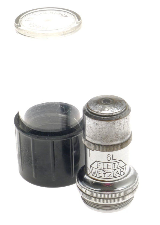 E Leitz Wetzlar 6l Microscope Objective 45x Vintage Used