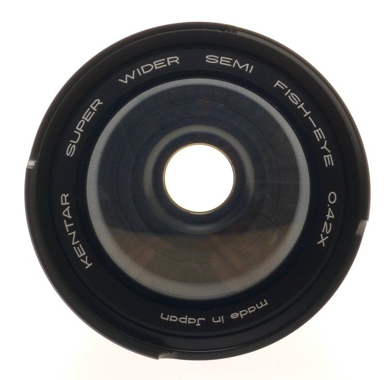 Kentar Super Wider Semi Fish-eye 0.42x Camera Lens Caps Case Pentax Compatible - View 2