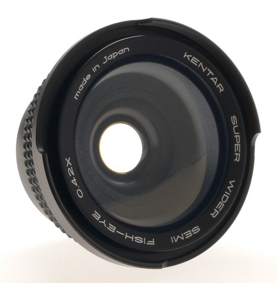 Kentar Super Wider Semi Fish-eye 0.42x Camera Lens Caps Case Pentax Compatible - View 4