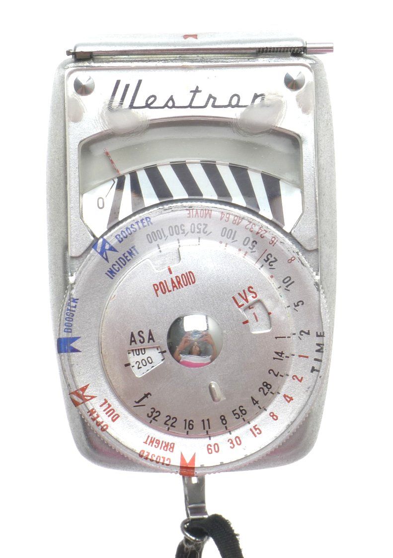 Westran Light Exposure Meter Model a-1 for Polaroid Original Pouch Box Vintage - View 2